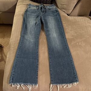 Judy Blue Boot Cut Jeans with Frayed Hem - NEW!!